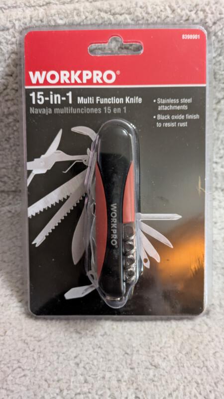 WorkPro 15-in-1 Multifunction Knife