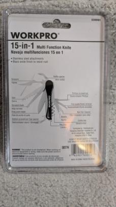 WorkPro 15-in-1 Multifunction Knife