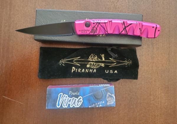 Piranha Virus Pink and Black - Free Shipping!