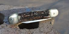 Hubertus Ritter Springer Mint Gnarly Stag 3 1/2" Closed Threaded Bolsters Factory Working Order