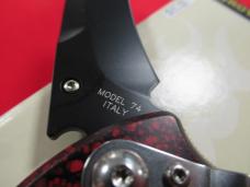 Browning Red Eclipse Liner Lock Made in Italy Model #074