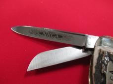 Kissing Crane 1980 NKCA Museum Humpback Stag Whittler