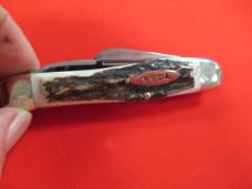 Kissing Crane 1980 NKCA Museum Humpback Stag Whittler
