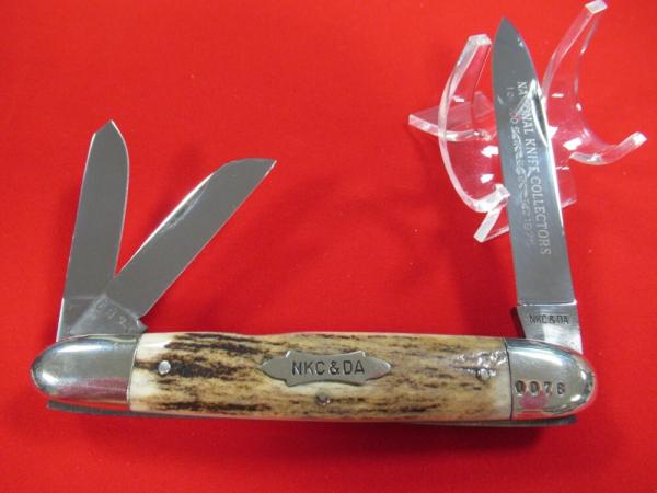 Kissing Crane 1975 NKC&DA Anglo Saxon Stag Whittler 