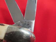 Kissing Crane 1975 NKC&DA Anglo Saxon Stag Whittler 