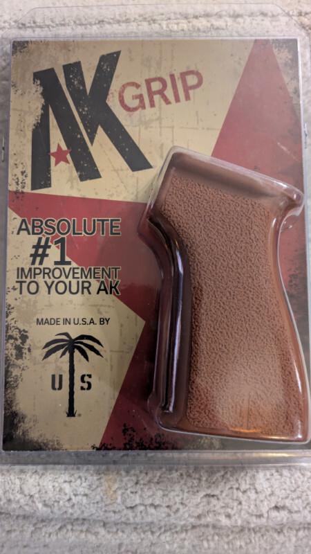 US PALM AK Grip Bakelite Orange