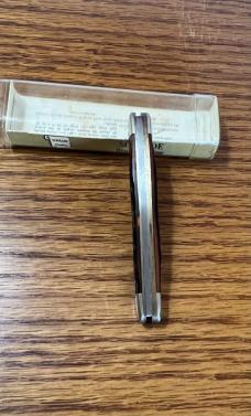 SCHRADE USA 708 TWO BLADE POCKET KNIFE - 2 3/4" CLOSED - 708 VIEW TUBE BOX - VINTAGE '74-'79