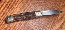 MINT STAG HANDLE ETCHED LEVER LOCK