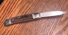 MINT STAG HANDLE ETCHED LEVER LOCK