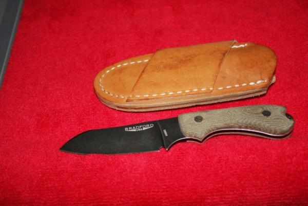Bradford Guardian 3 Knife w leather sheath Bradford Guardian 3 Knife w leather sheath