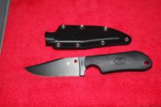 Spyderco Street Beat Fixed Blade Knife FB15PBBK  w kydex sheath