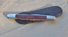 Camillus Santa Fe Stone Works Tuxedo Pearl And Jet 3" Closed Never Used 1/2 Stop Tight Loud Snap