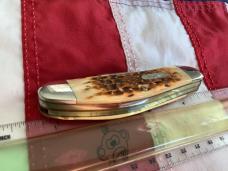 2001 Case xx TB 6339 Sowbelly Knife with Brown Jigged Bone Handles -NOS