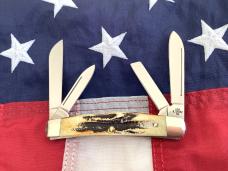 2001 Case xx 3 & 3/4” Congress (6.54052 SS) w/ Great Bone Stag Handles -NOS