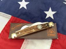 1985 Carl Schlieper / German Eye Brand -4 Blade Congress  +Sweet Stag Handles -NOS +Orig Box