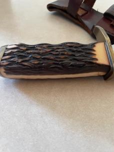 Vintage Schrade Uncle Henry 171UH hunting knife and sheath USA