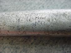 Antique RARE J & G, FARNY, FARRIERS (For Trimming Horse Hooves) Knife