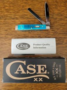 CASE XX CARIBBEAN BLUE BONE BABY DOC KNIFE