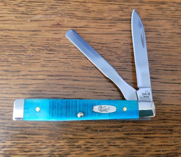 CASE XX CARIBBEAN BLUE BONE BABY DOC KNIFE CASE XX CARIBBEAN BLUE BONE BABY DOC KNIFE