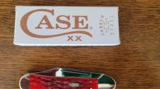 BEAUTIFUL CASE XX KNIVES RED BONE FULL-SIZE COPPERLOCK (61749 CS) CARBON STEEL