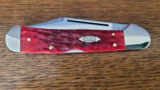 BEAUTIFUL CASE XX KNIVES RED BONE FULL-SIZE COPPERLOCK (61749 CS) CARBON STEEL