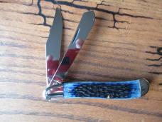 Case XX Blue bone Dog Leg Trapper