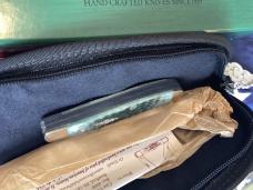Case xx Collectors Club Life Member 2004 Mini Trapper Mdl# 6207 ACK w/ Alghny Mtn Green Bone Handles