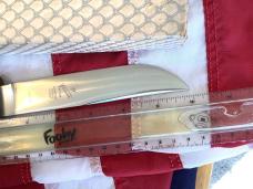 J A Henckels Fixed Blade Hunter Knife, Mdl# 600-5 & 1/2 -Great Stag Handles +Orig Box -NOS