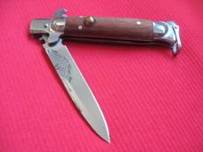 Russian STILETTO Switchblade Knife w/Specification Sheet - Mint