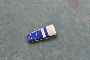 Camillus USA 872 Lobster Money Clip 2" Closed Santa Fe Stone Works Lapis Lazurli And Pearl N