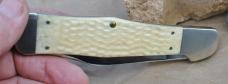 Case NKCA Jigged White Bone 5 1/2" Closed Mint 15th Anniversary Case XX .SS USA 