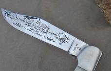 Case NKCA Jigged White Bone 5 1/2" Closed Mint 15th Anniversary Case XX .SS USA 