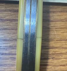 SCHRADE N.Y. U.S.A. 835Y "BIRDSEYE" STOCKMAN - VINTAGE '74-'81 PALOUSE AMMONIA AD & VIEW TUBE BOX