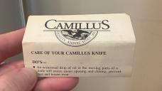 1990 Camillus Vin. 716 Yello Jaket w/Dual Locking Blades, Original Box, & Paperwork.Never used/Mint!