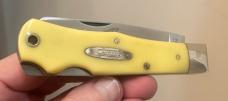 1990 Camillus Vin. 716 Yello Jaket w/Dual Locking Blades, Original Box, & Paperwork.Never used/Mint!