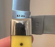 1990 Camillus Vin. 716 Yello Jaket w/Dual Locking Blades, Original Box, & Paperwork.Never used/Mint!