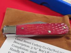 Canal Street Co-Op/Red Hill Cutlery 2018 Scarlett Red Boys Knife 