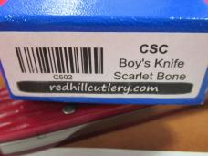 Canal Street Co-Op/Red Hill Cutlery 2018 Scarlett Red Boys Knife 