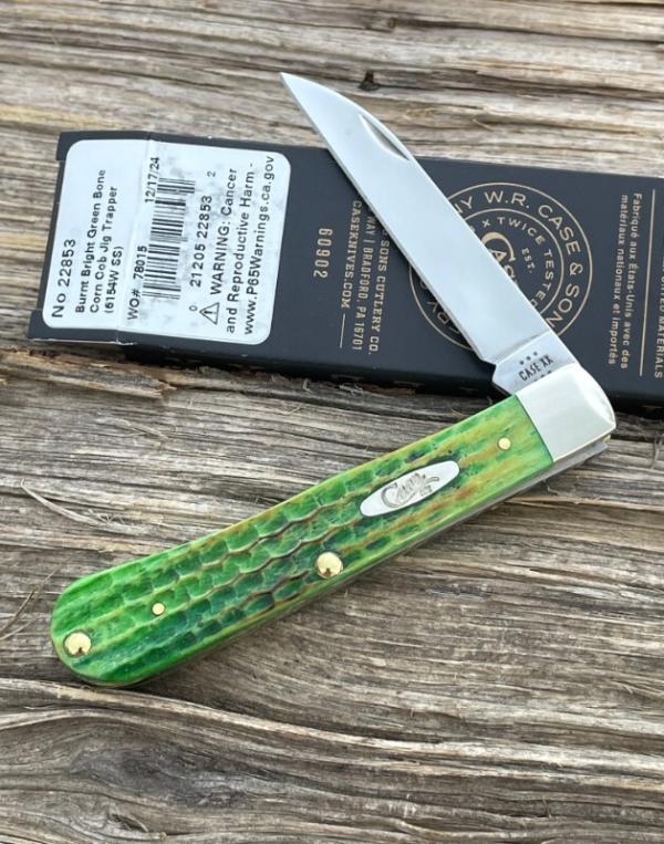 CASE XX ** SFO BURNT LIZARD SKIN WHARNCLIFFE 2024 BAREHEAD TRAPPER SINGLE BLADE