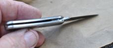 Beretta Seki japan Custom Series 2 1/2" Closed Stainless Frame Wood Insert Factory Mint Mirror Polis