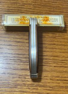 VINTAGE '74-'83 SCHRADE NY USA 293 TWO BLADE POCKET KNIFE - 293 VIEW TUBE BOX 3 7/8" CLOSED 