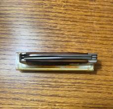 VINTAGE '74-'83 SCHRADE NY USA 293 TWO BLADE POCKET KNIFE - 293 VIEW TUBE BOX 3 7/8" CLOSED 