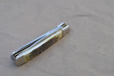 Parker Edwards Apaloosa Jigged Bone Stockman Made in Alabama Not Damascus Factory Mint 1984-87 Mfg.