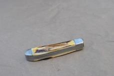Parker Edwards 2 Blade Stockman Stag Handles  Made in Alabama Factory Mint 1984-87 Mfg.