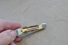 Parker Edwards 2 Blade Stockman Stag Handles  Made in Alabama Factory Mint 1984-87 Mfg.