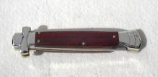NEW A.G.A. CAMPOLIN 9" MALTESE EXOTIC COCOBOLO WOOD MODIFIED BAYONET BLADE NICKEL SILVER BOLSTERS