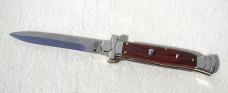 NEW A.G.A. CAMPOLIN 9" MALTESE EXOTIC COCOBOLO WOOD MODIFIED BAYONET BLADE NICKEL SILVER BOLSTERS