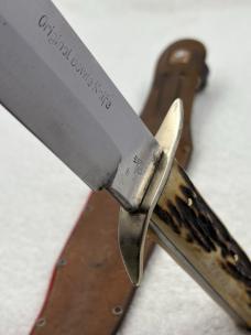 Vintage Solingen Germany Original 13" Bowie Fixed Blade Sheath Knife (3)