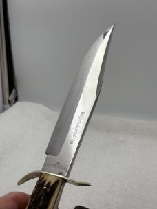 Vintage Solingen Germany Original 13" Bowie Fixed Blade Sheath Knife (3)