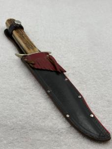 Vintage Solingen Germany Original 13" Bowie Fixed Blade Sheath Knife (3)
